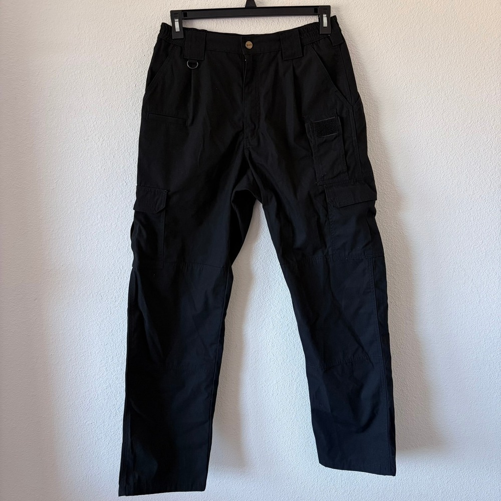 5.11 Tactical Pro Pants Mens 32x32 Black Cargo Utility Work Pants Cyber Techwear